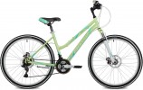 Велосипед 26' хардтейл, рама женская STINGER LATINA D зеленый, диск, 18 ск., 17' 26SHD.LATINAD.17GN1